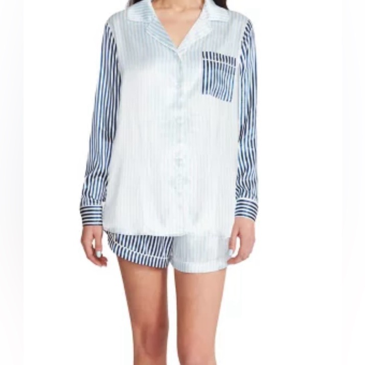 Bb Dakota Striped Pajama Set